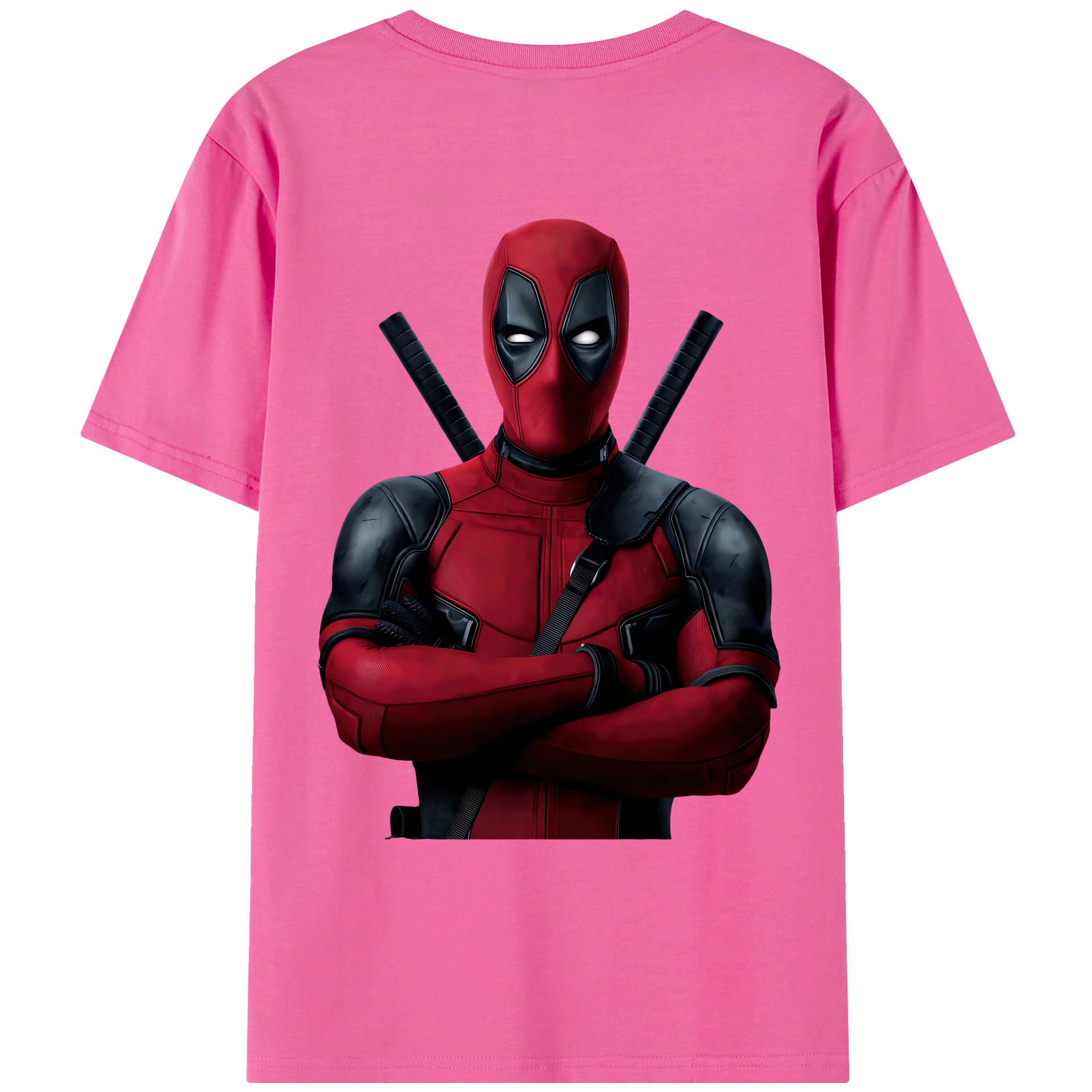 （画像用） Deadpool デッドプール レディース半袖Tシャツ(バックプリント)